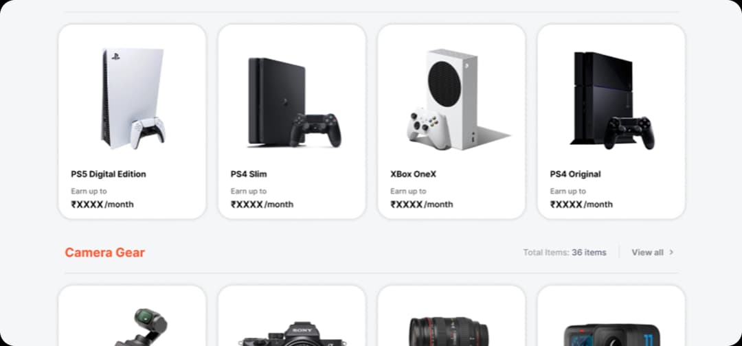 Find the gear you want to rent or sell.
