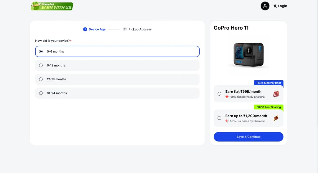 Select your Offer & Submit